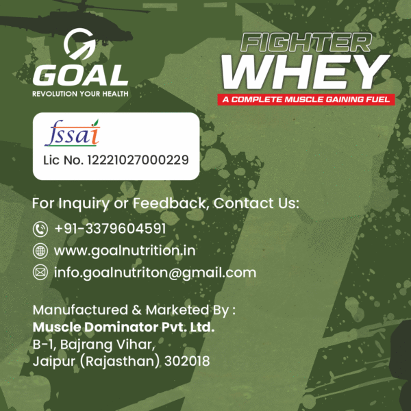 Fighter Whey | 24g Protein | 1g L-Arginine | 3g Creatine