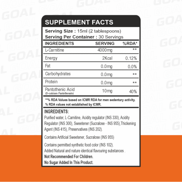 L-CARNITINE 3 L-Carnitine 4000mg