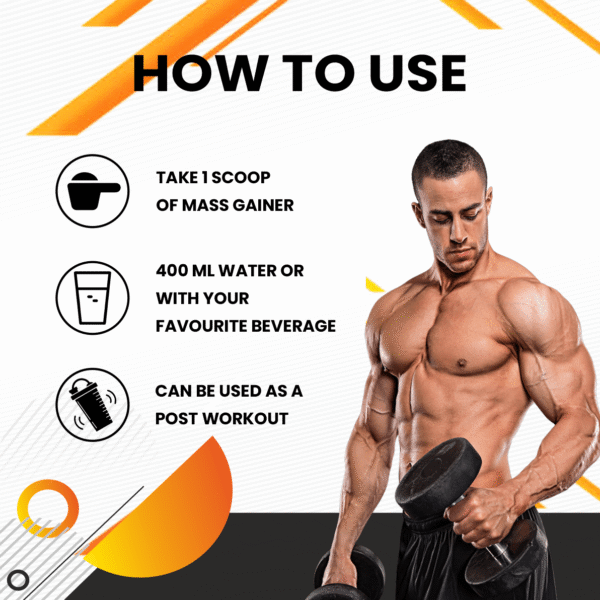 Mass Gainer High Protein 50g Protein | 3g Creatine