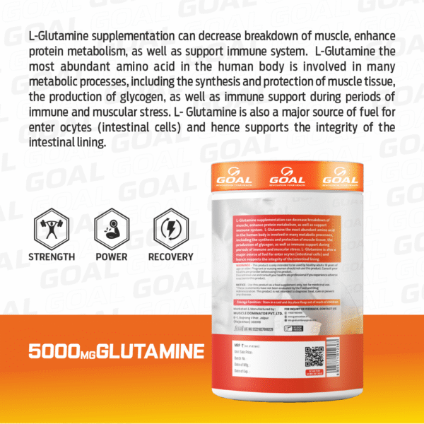 Maximum Recovery Unflavored L-Glutamine 300g