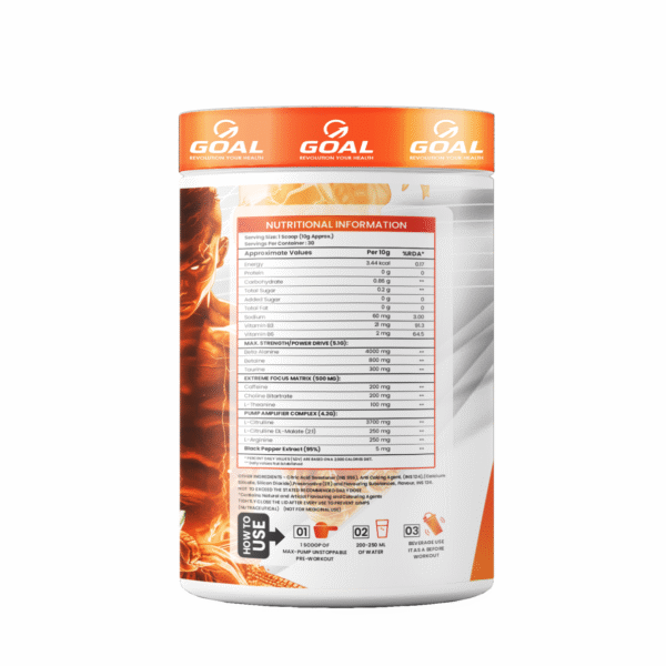 Max-Pump Unstoppable Pre-Workout with Arginine & Taurine