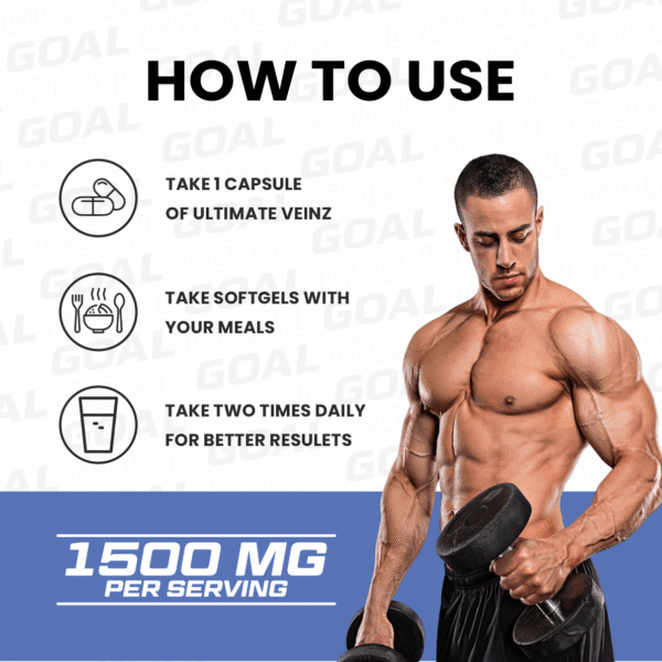 Ultimate Veinz Nitric Oxide Precursor 90 Capsules
